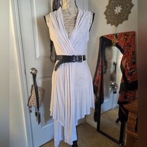 White Flow Wrap Vest